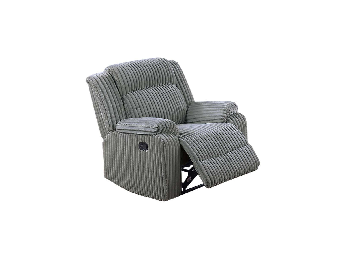 Recliner-Smoke Fur-Like Corduroy - Smoke