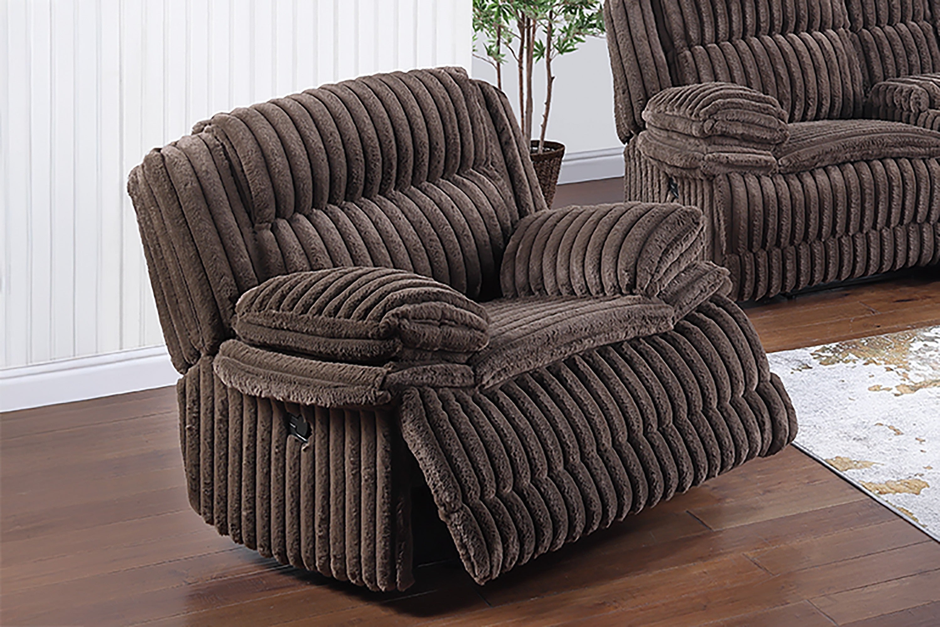 Glider Recliner - Chocolate