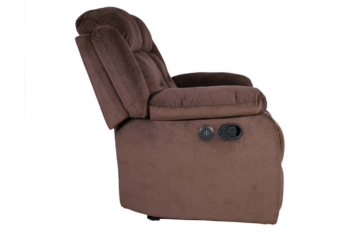 Reclining Loveseat - Chocolate