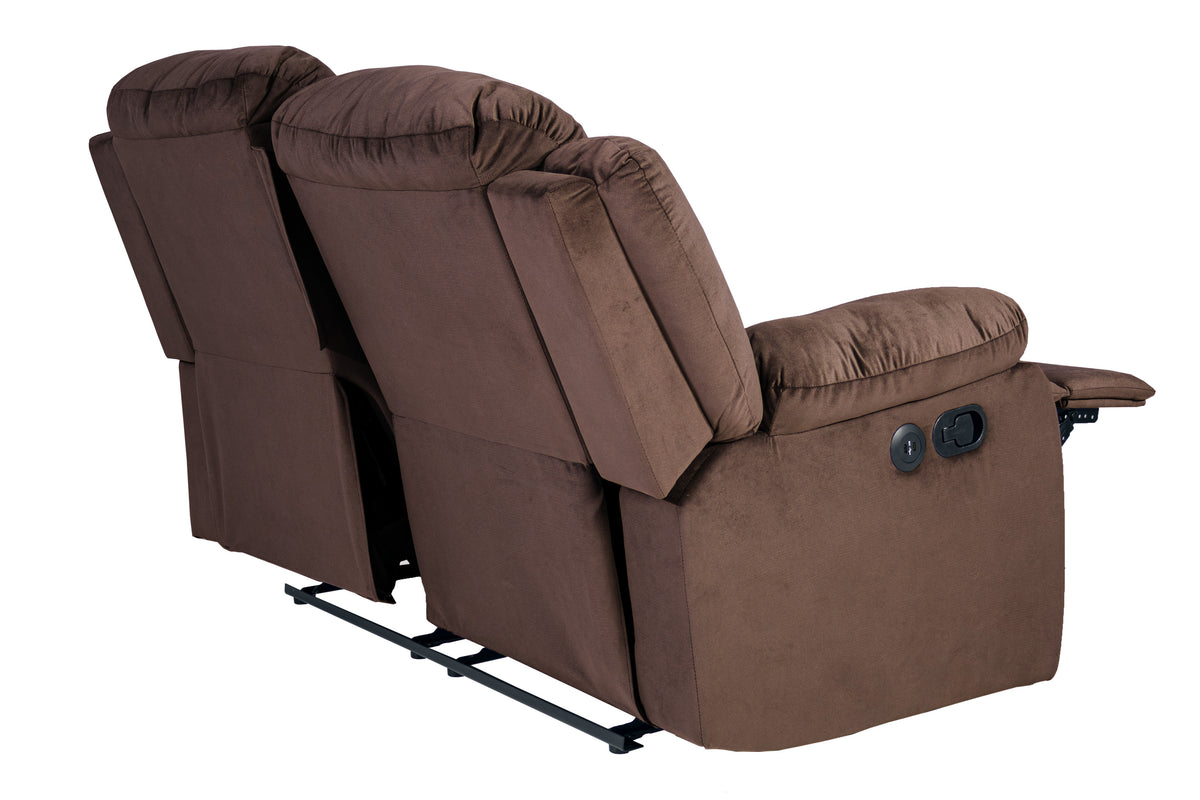 Reclining Loveseat - Chocolate