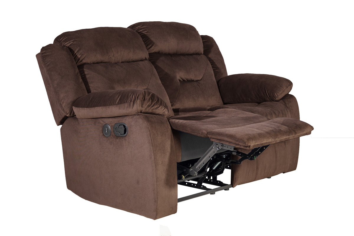 Reclining Loveseat - Chocolate