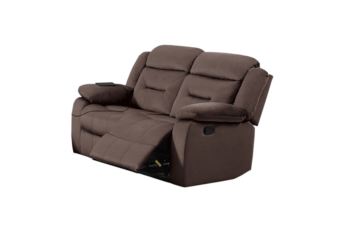 Reclining Loveseat - Chocolate