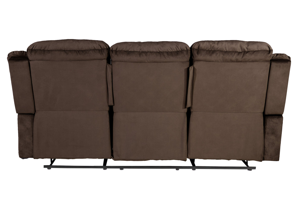 Reclining Sofa - Chocolate