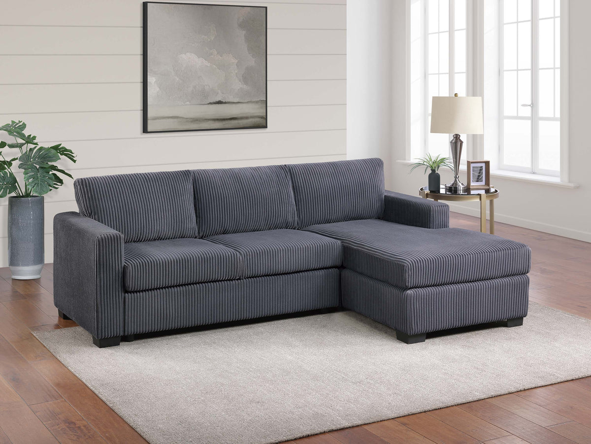 All-In-One Sectional Set - Dark Gray