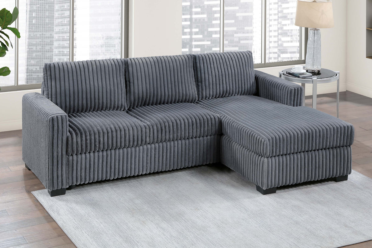 All-In-One Sectional Set - Dark Gray