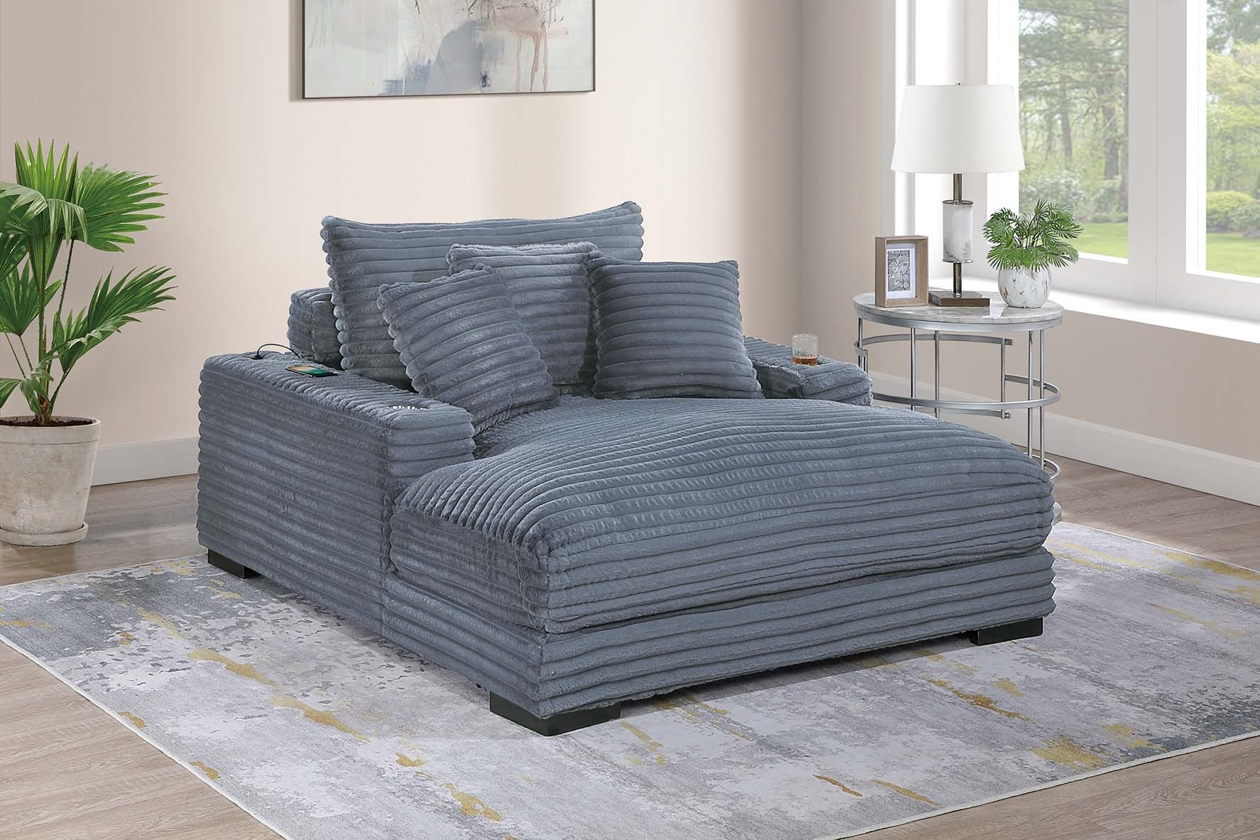 Chaise Lounge - Gray