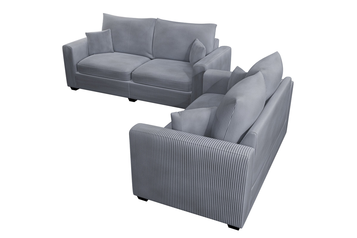 2-Pcs Sofa Set - Fog