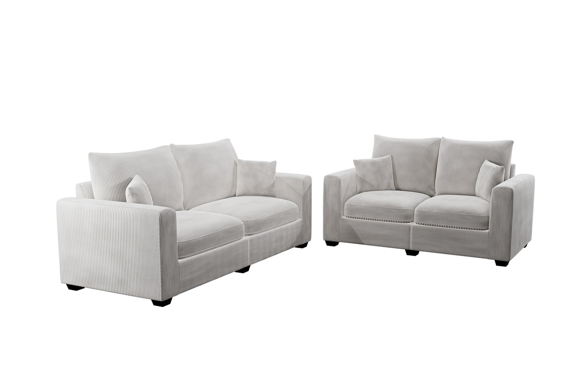 Sofa & Loveseat 2-Piece Set F8428-PDX