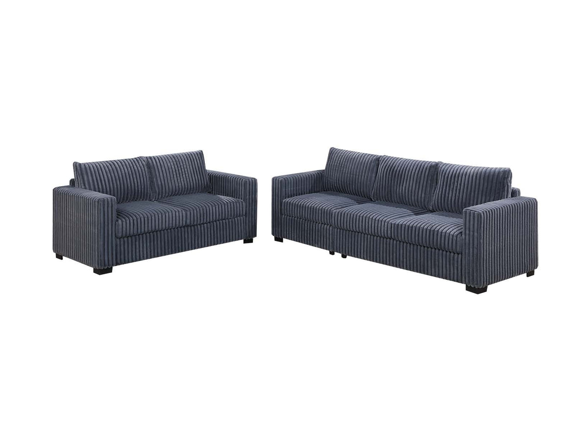 2-Pc Sofa Set - Dark Gray