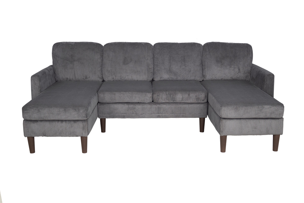 All-In-One Sectional Set - Dark Gray