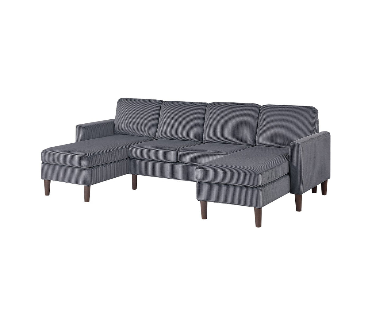 All-In-One Sectional Set - Dark Gray