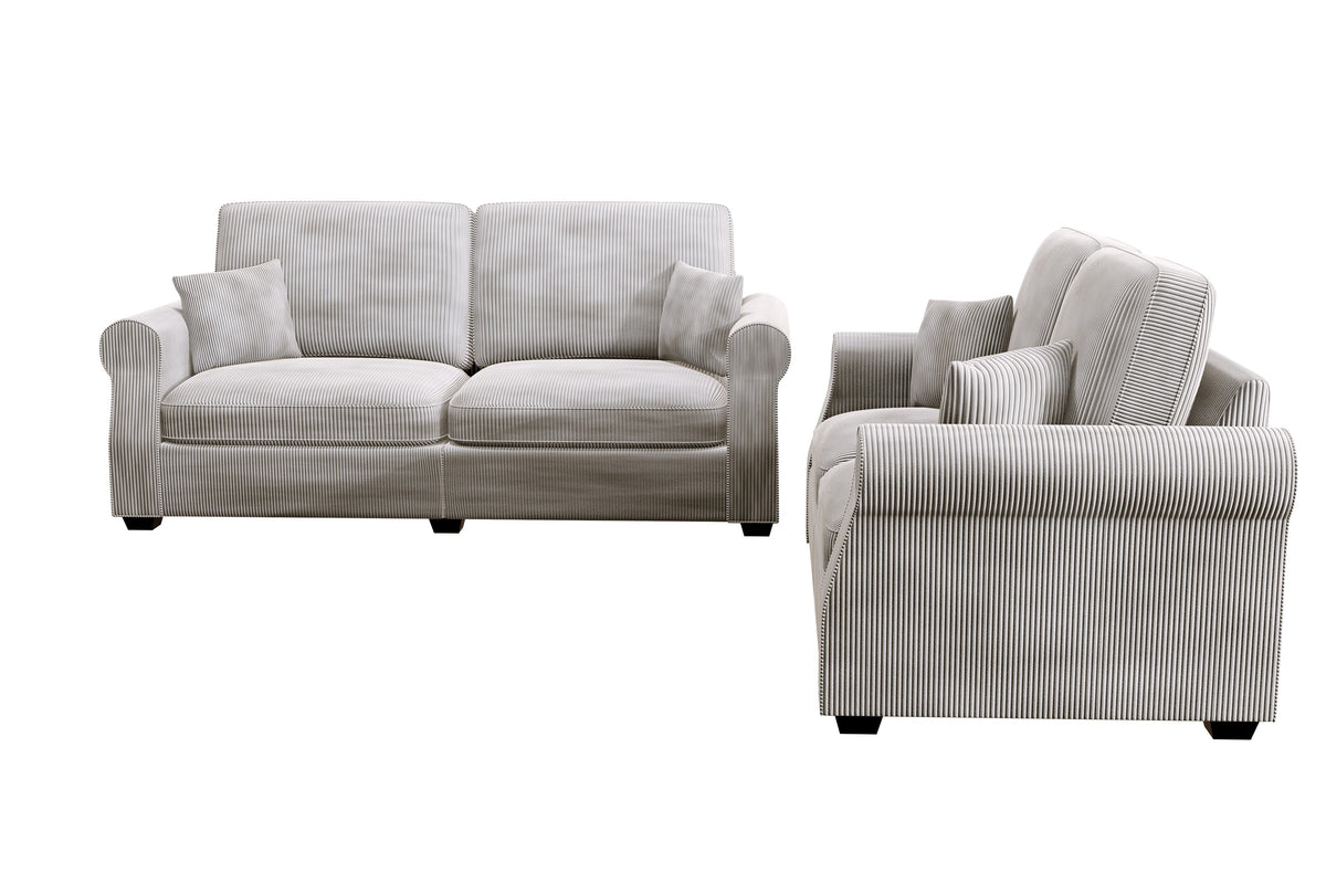 2-Pc Sofa Set - Ivory
