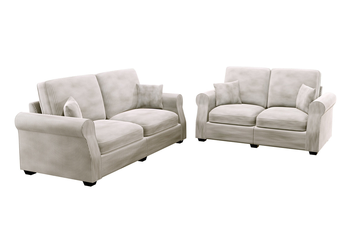 2-Pc Sofa Set - Ivory