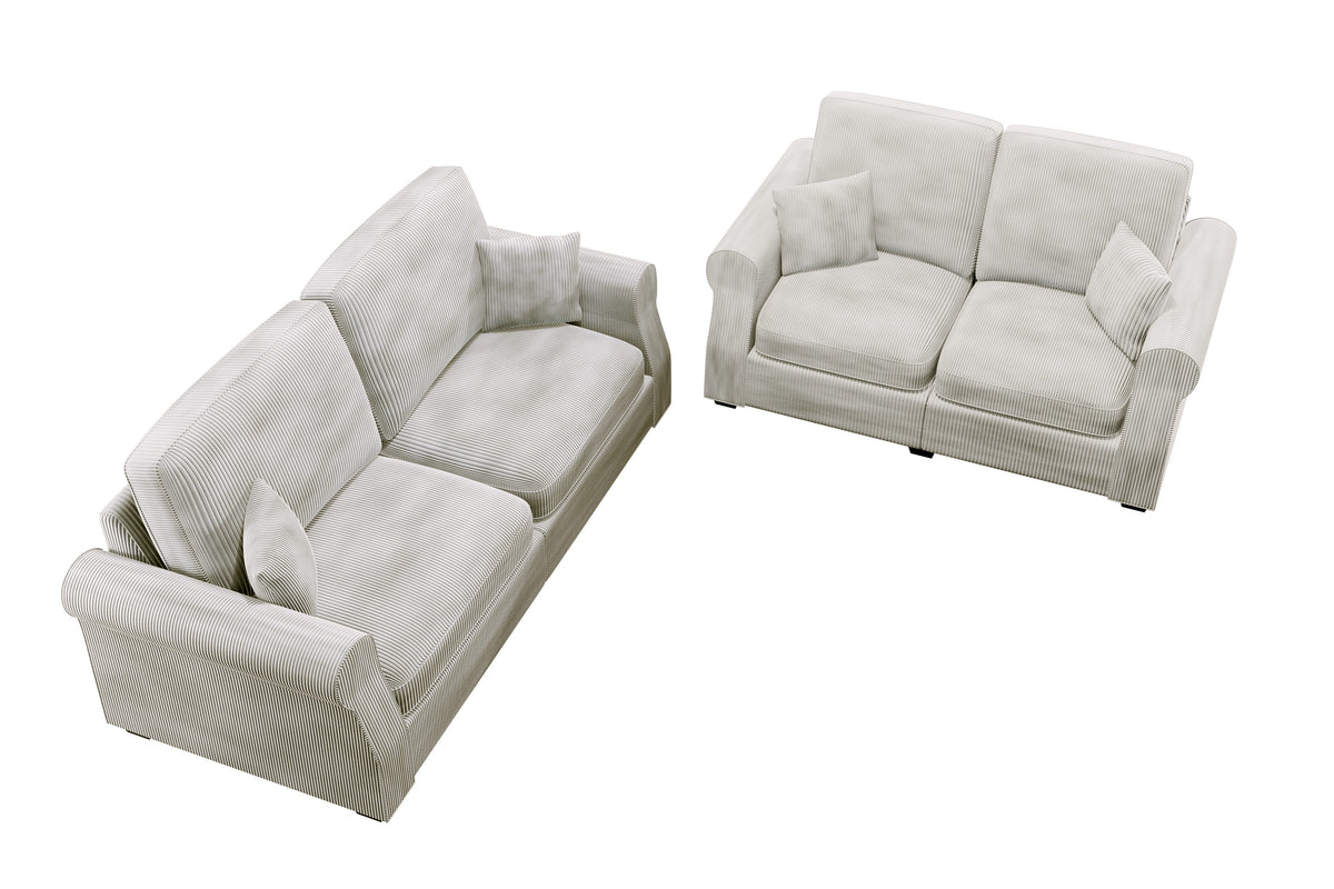 2-Pc Sofa Set - Ivory