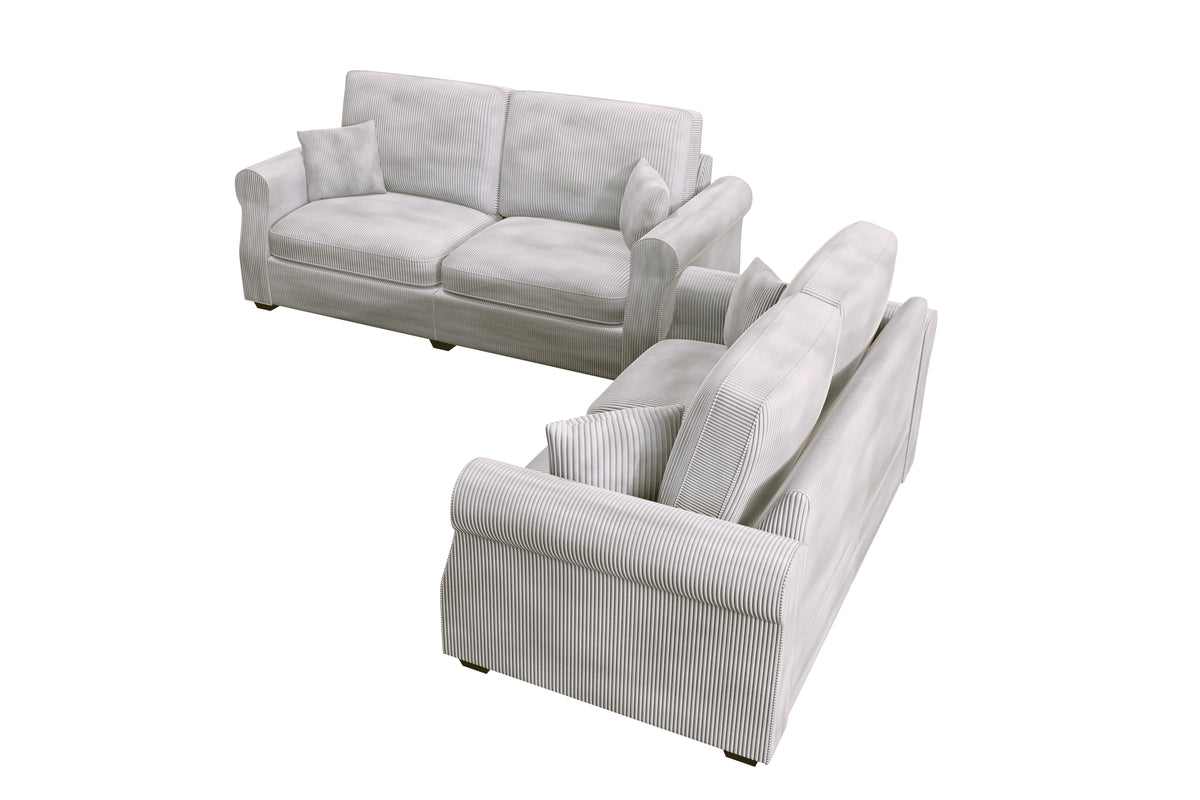 2-Pc Sofa Set - Ivory