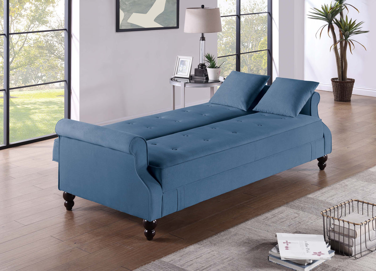Adjustable Sofa - Gray /Espresso
