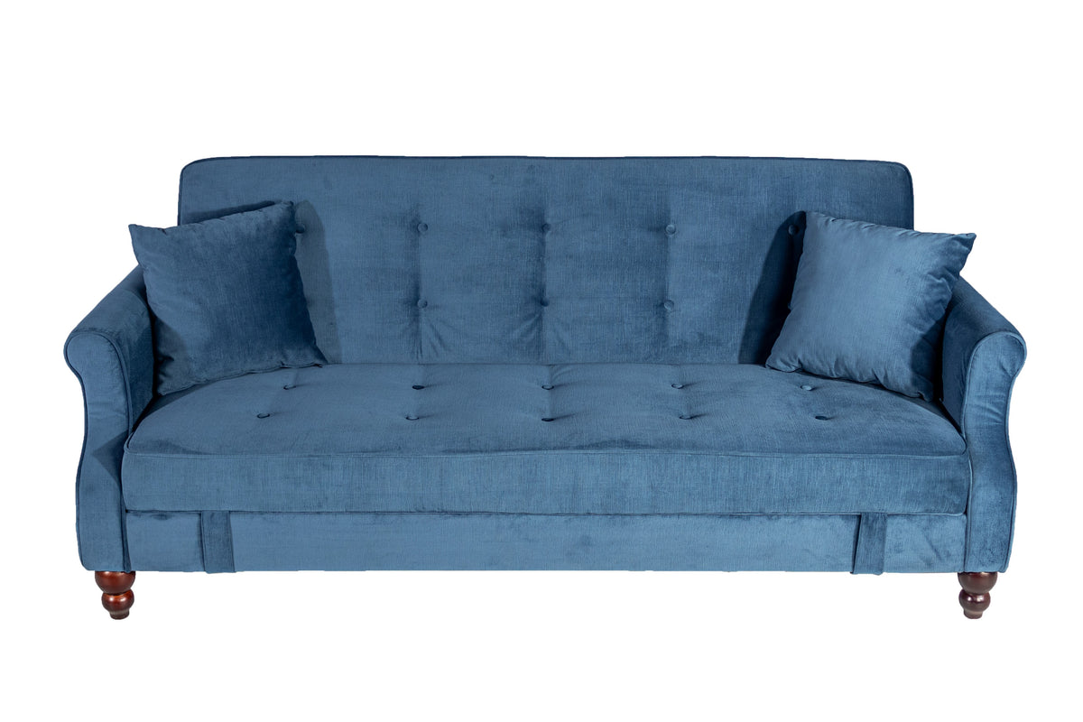 Adjustable Sofa - Gray /Espresso