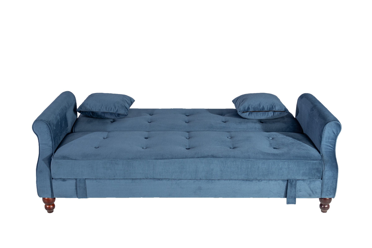Adjustable Sofa - Gray /Espresso