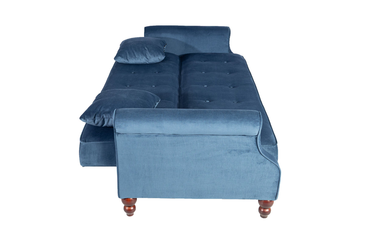 Adjustable Sofa - Gray /Espresso