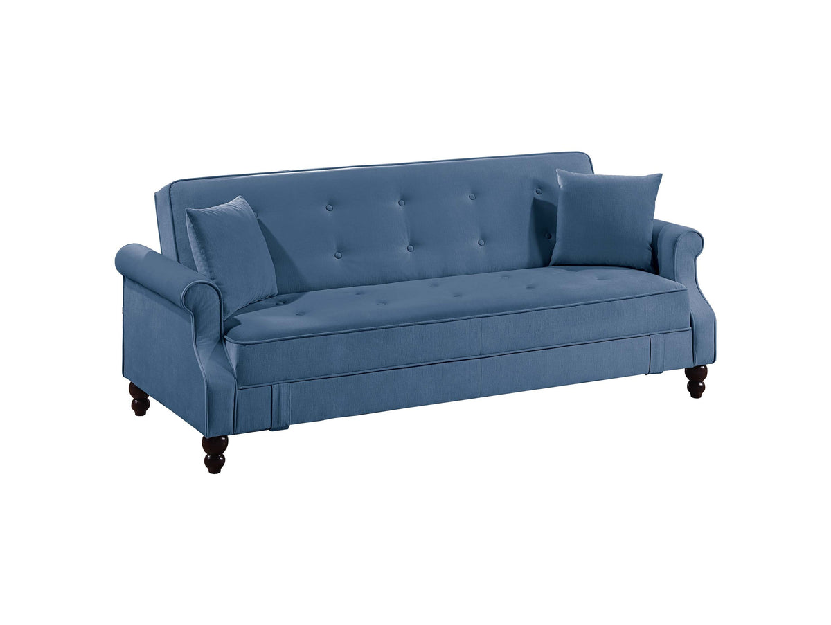 Adjustable Sofa - Gray /Espresso
