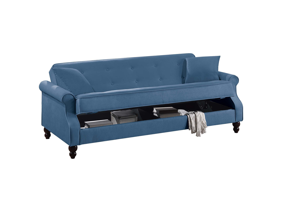Adjustable Sofa - Gray /Espresso