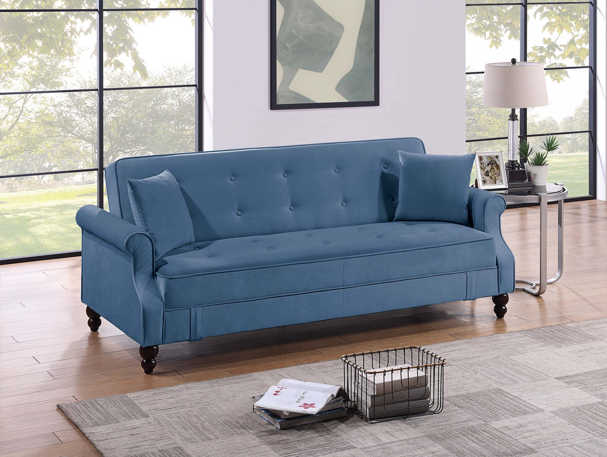 Adjustable Sofa - Gray /Espresso
