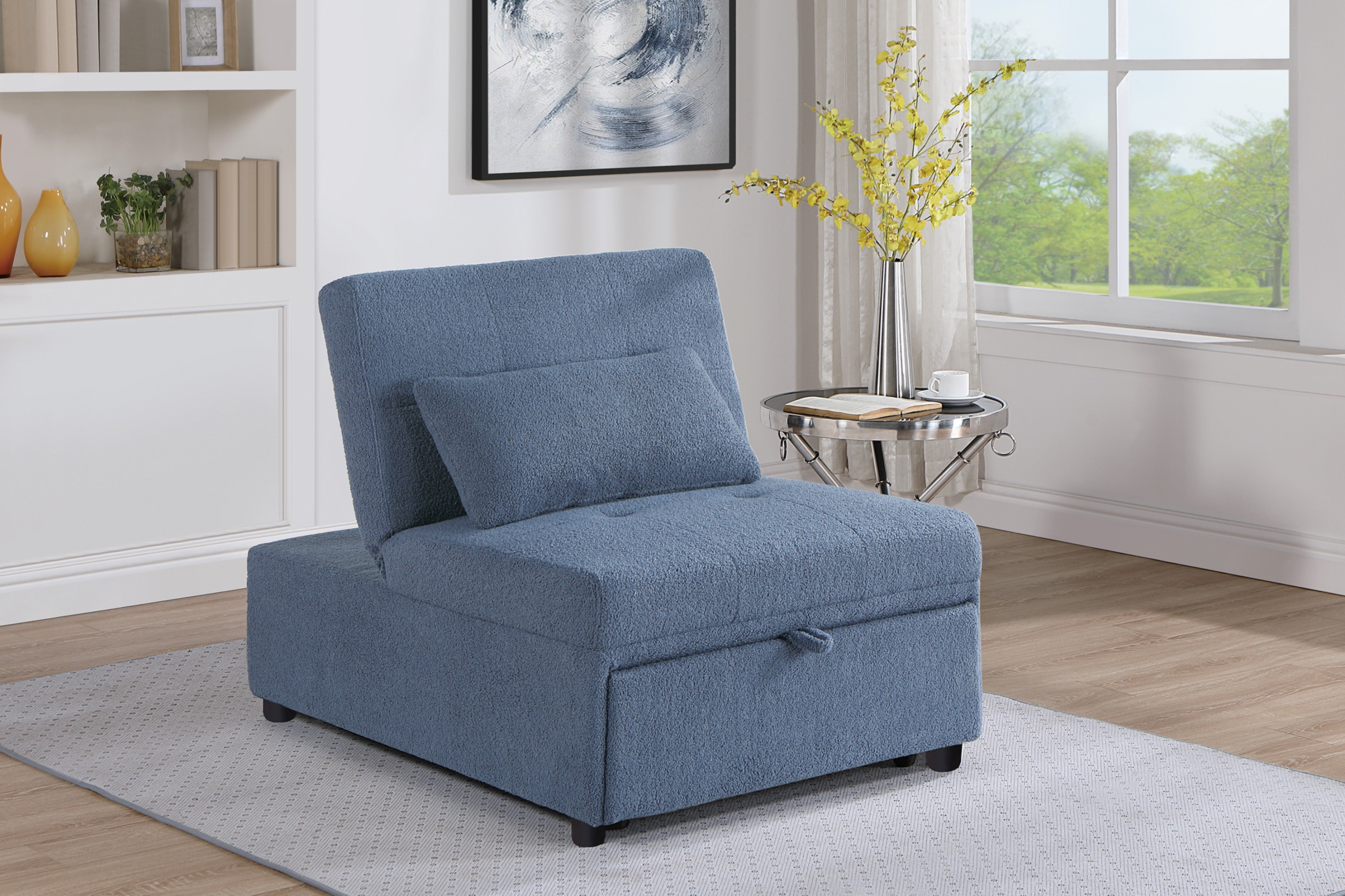 Convertible Sofa - Blue