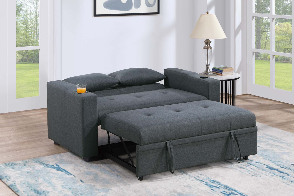 Convertible Sofa - Charcoal