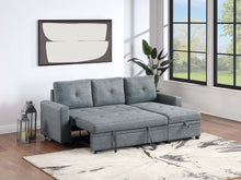 Load image into Gallery viewer, Convertible Sectional Set - Black Gray