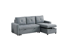 Load image into Gallery viewer, Convertible Sectional Set - Black Gray