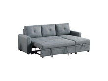 Load image into Gallery viewer, Convertible Sectional Set - Black Gray