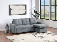 Load image into Gallery viewer, Convertible Sectional Set - Black Gray