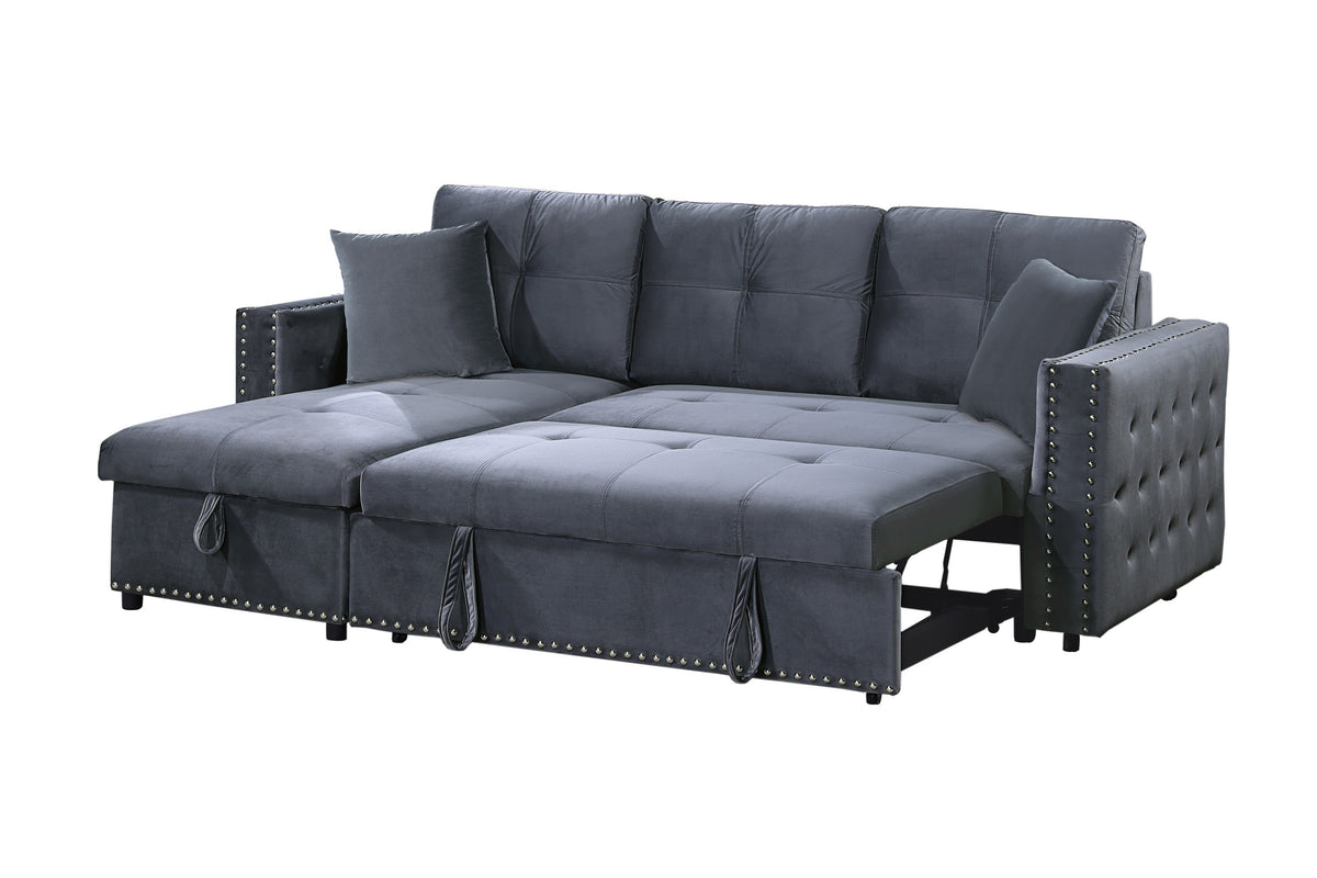 Convertible Sectional - Gray