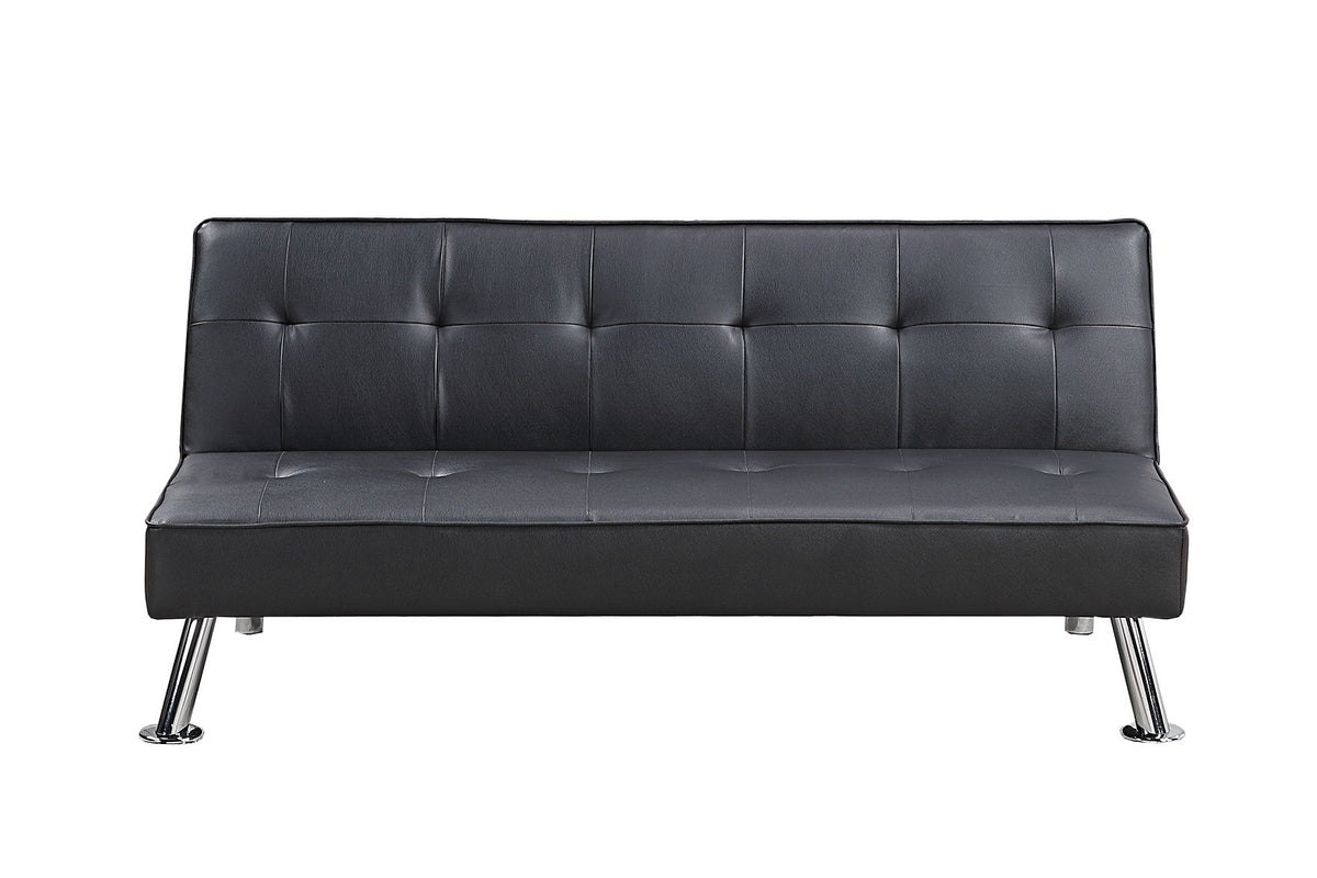 Convertible Sofa W/ Usb Port - Black