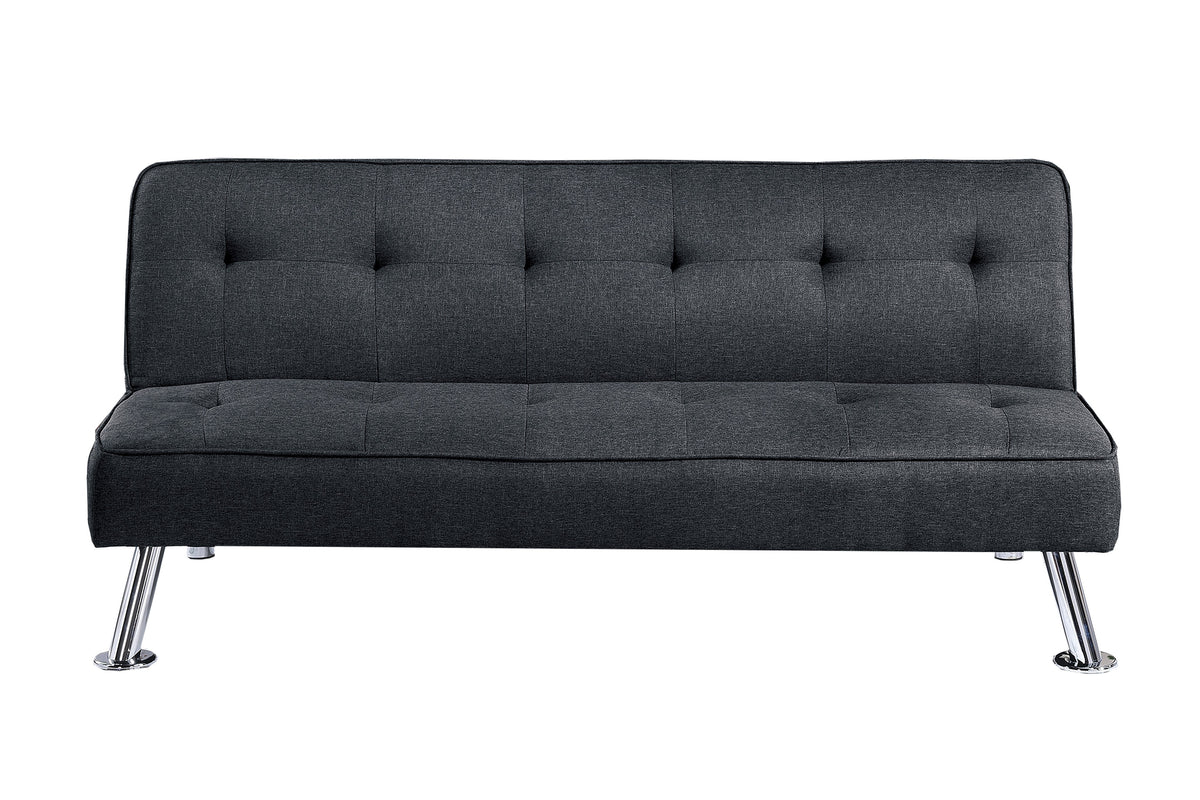 Convertible Sofa W/ Usb Port - Black