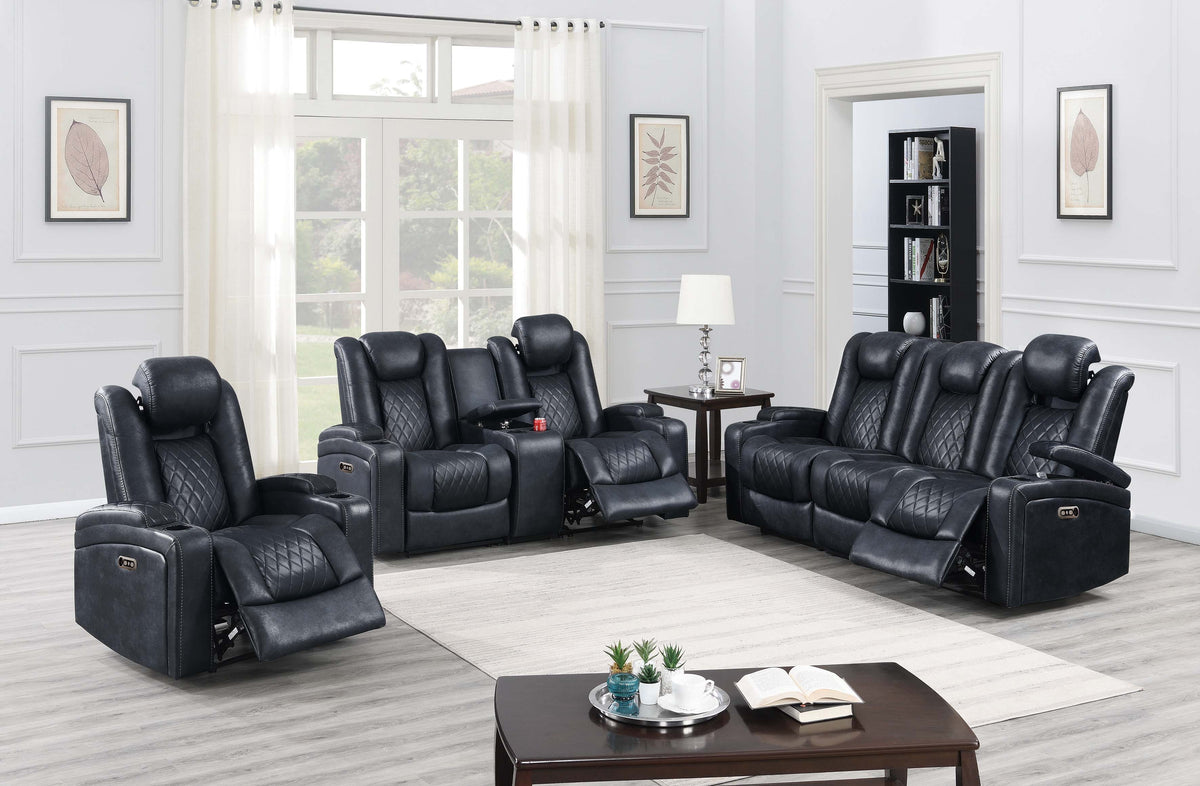 Power Sofa - Ink Blue
