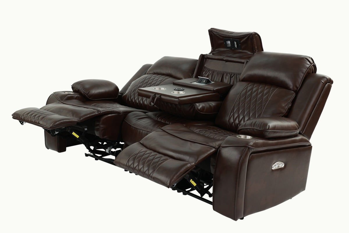 Power Sofa - Brown