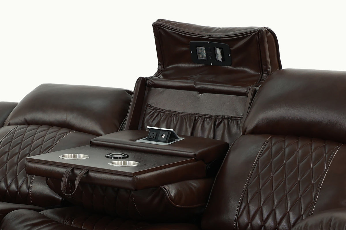 Power Sofa - Brown
