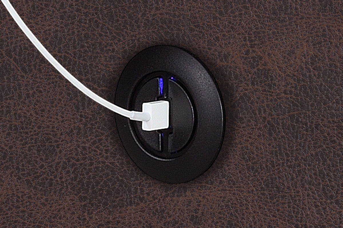 3-Pc Sectional Set - Dark Brown