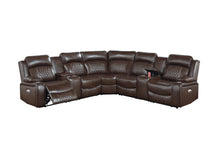 Load image into Gallery viewer, Power Motion Sectional - Brown