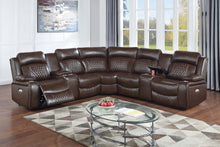 Load image into Gallery viewer, Power Motion Sectional - Brown