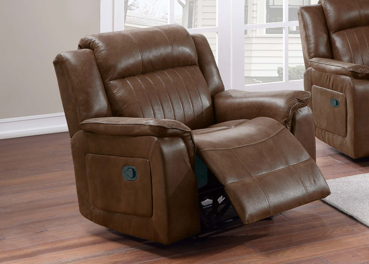 Glider Recliner/Handle/Dark Coffee - Dark Coffee