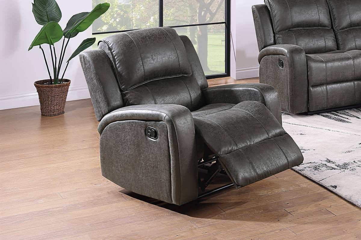 Manual Recliner Single - Smoke