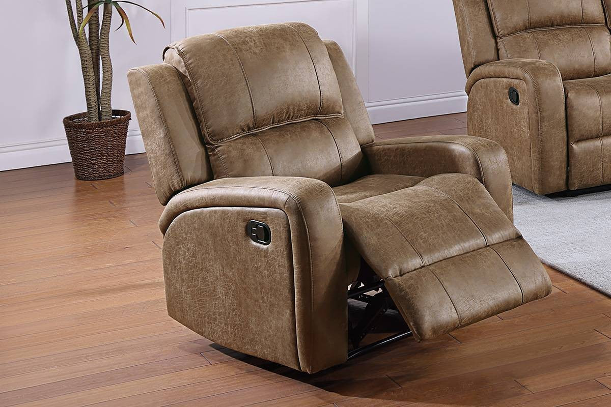 Manual Recliner Single - Chestnut