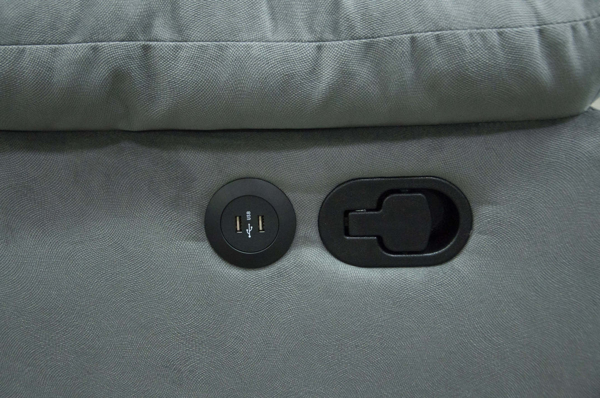 Recliner Loveseat - Dark Gray