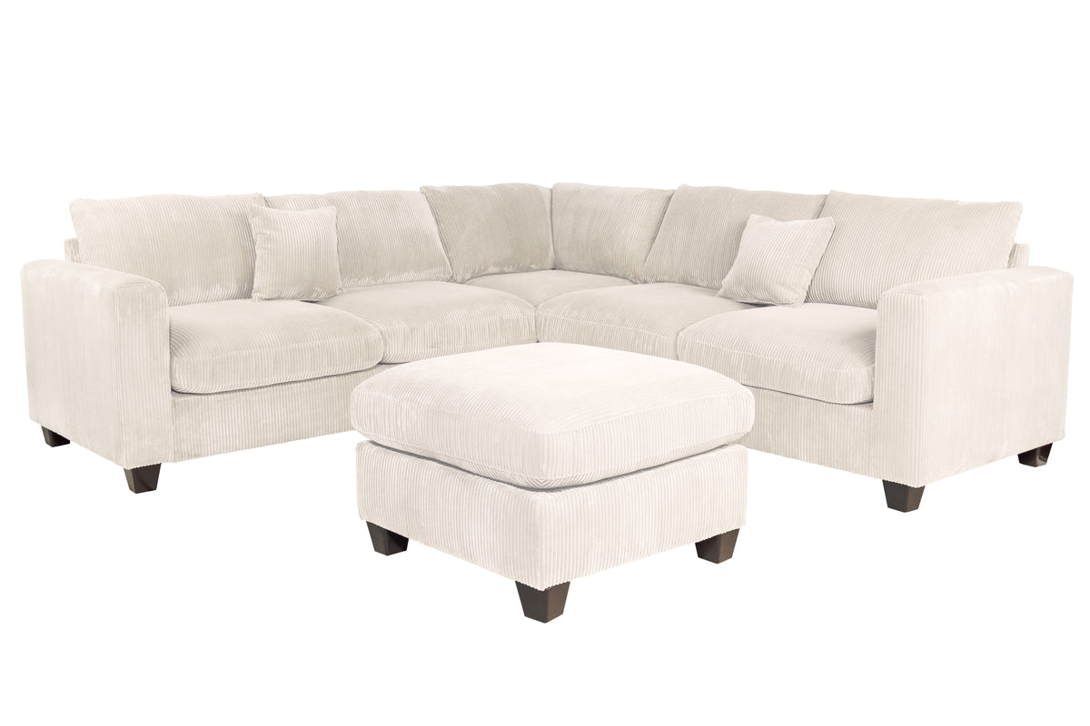 4-Pcs Sectional - Ivory