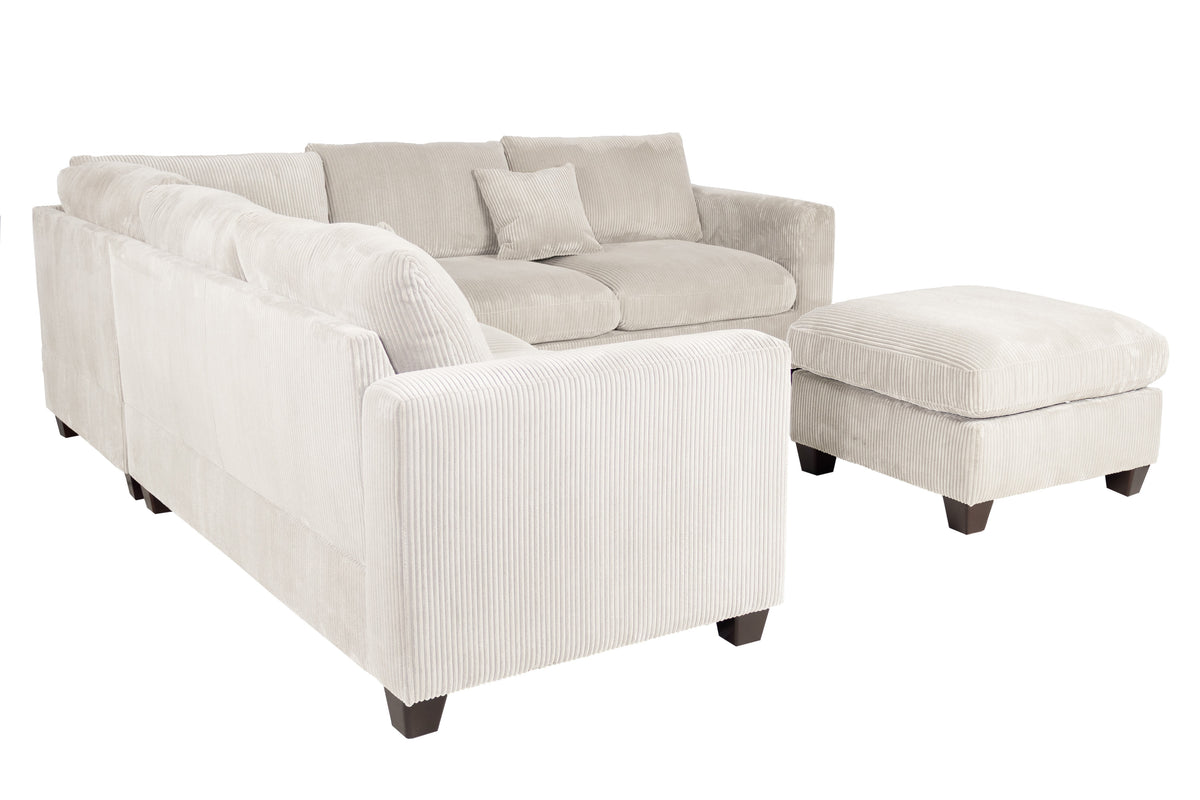 4-Pcs Sectional - Ivory