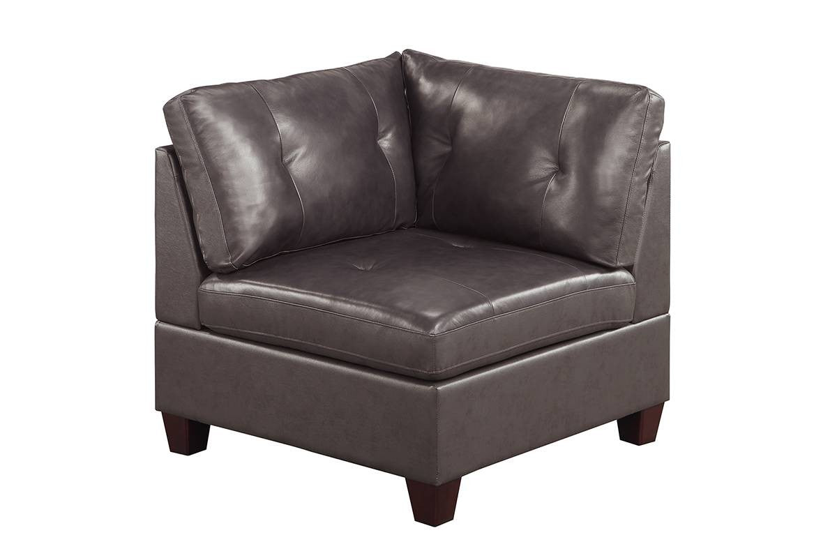 Corner Sofa - Dark Coffee