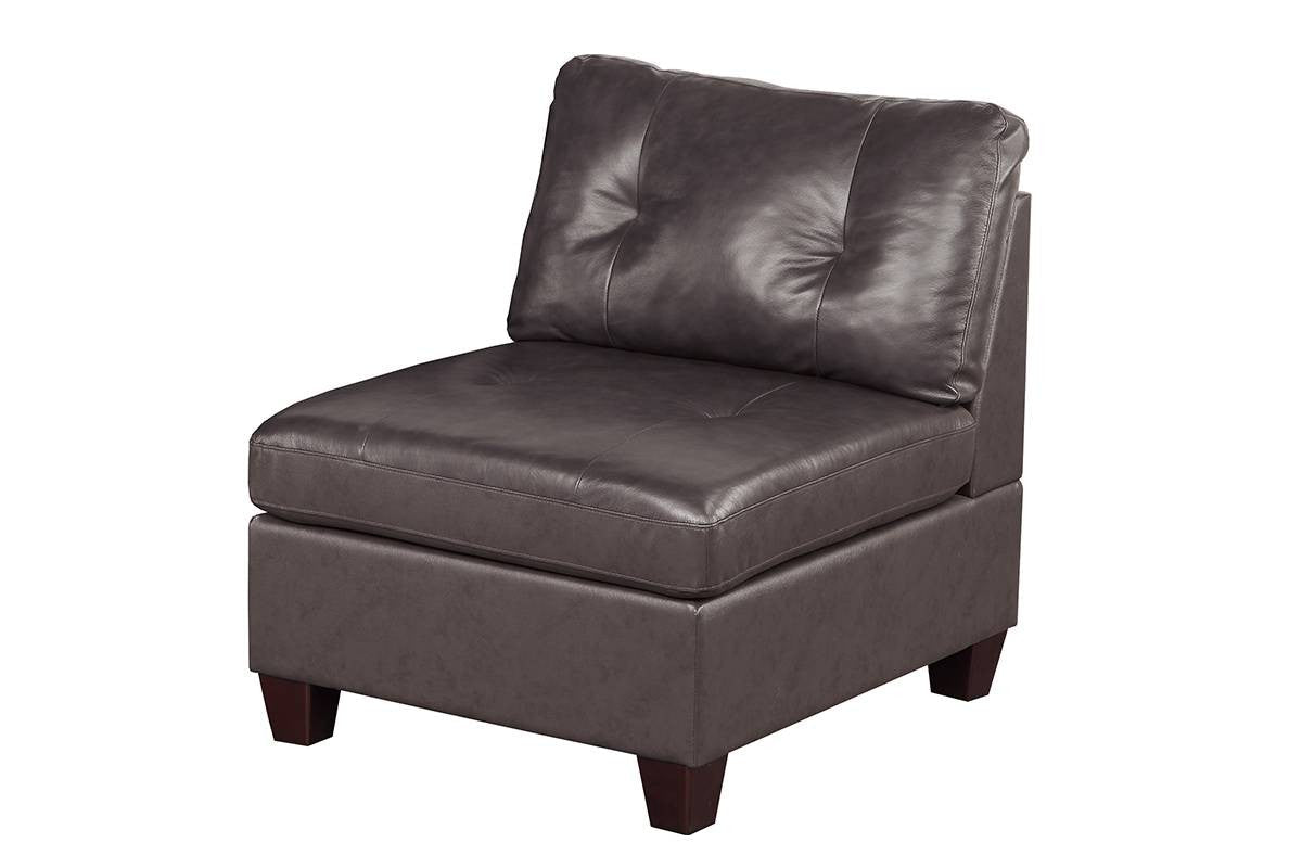 Armless Chair - Dark Coffee