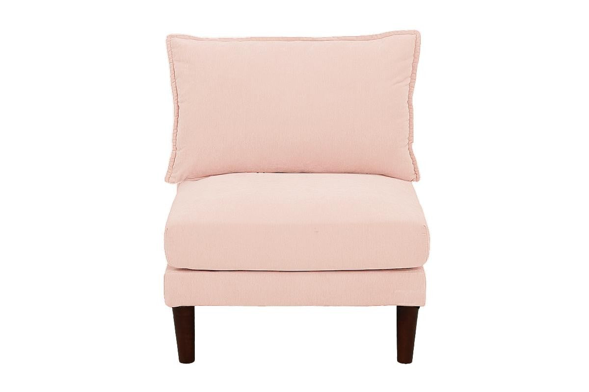 Armless Chair - Blush